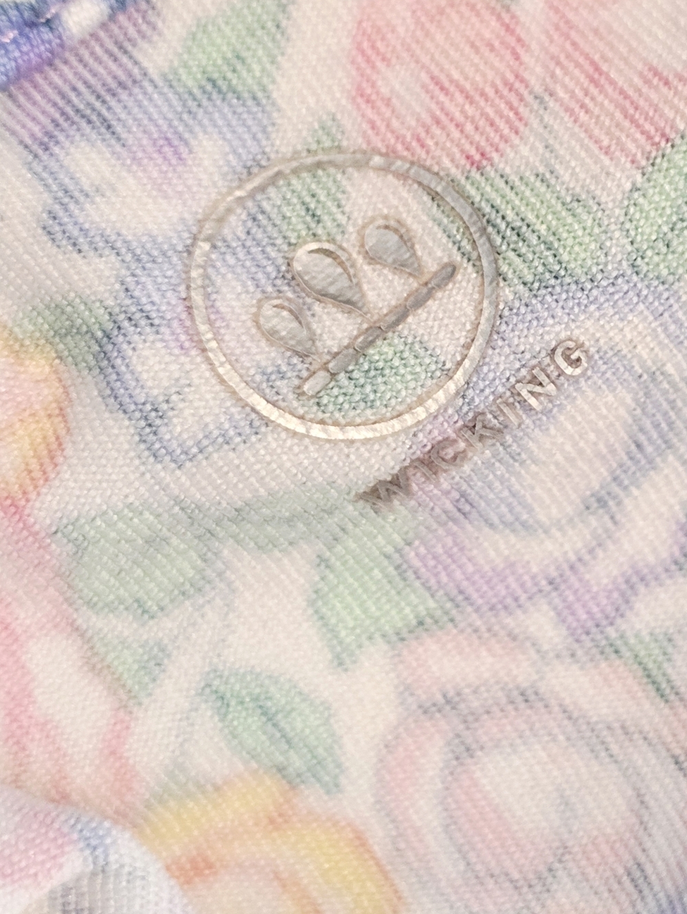RLX Ralph Lauren Floral Quarter Zip Pullover Jacket Large Golf Performance Pink - Picture 13 of 13